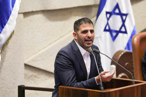 השר קרעי במליאת הכנסת