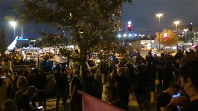 שיירת המחאה נגד ראש הממשלה בבית המשפט העליון 14.10.20