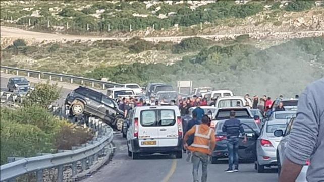 זירת התאונה הקטלנית התנחלות ריחן 