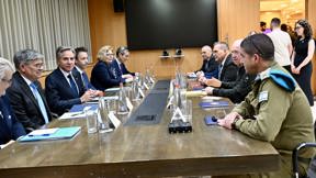 שר החוץ האמריקני אנתוני בלינקן בפגישה עם שר הביטחון יואב גלנט, אוקטובר 2024