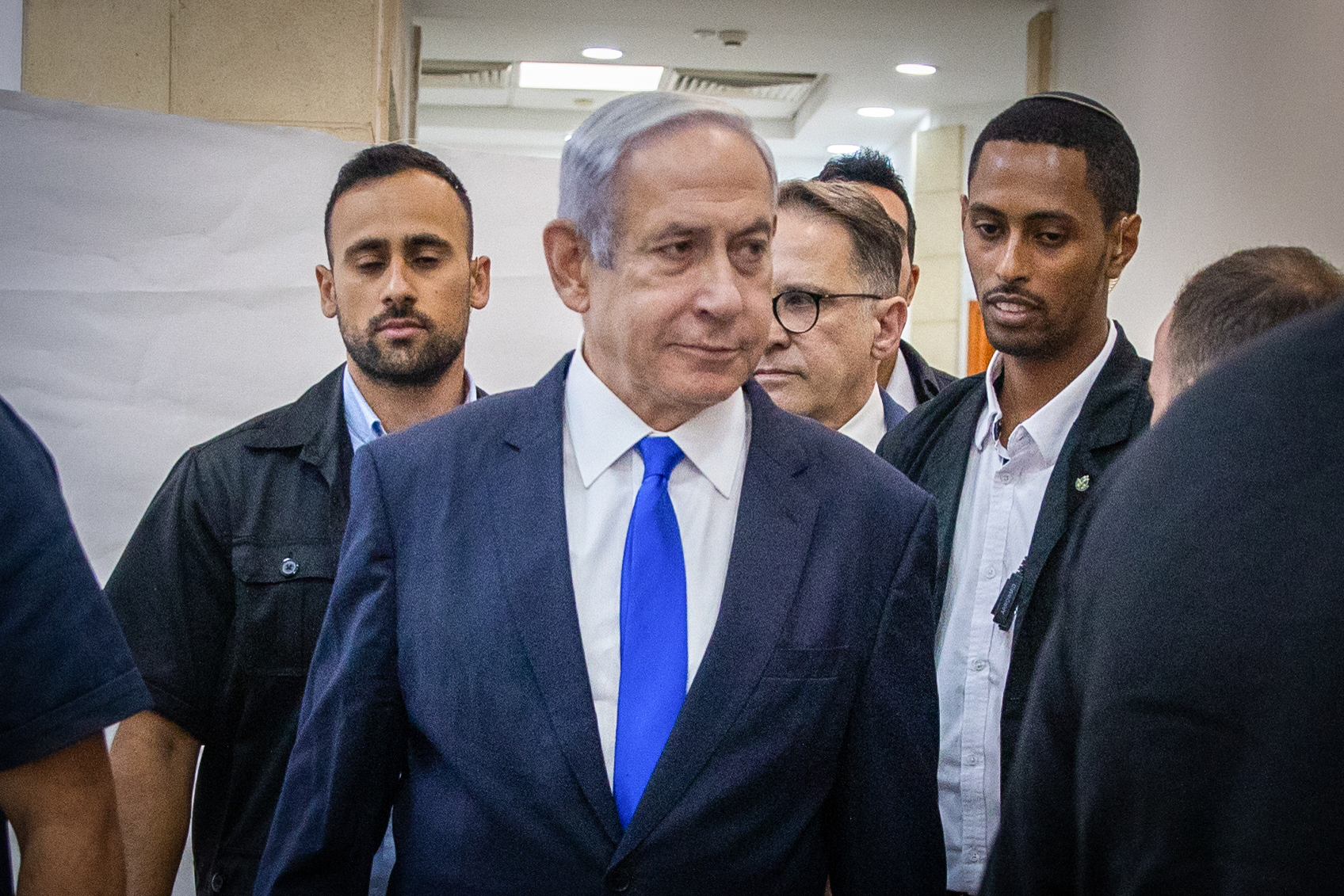 נתניהו מגיע לבית המשפט לשמיעת עדותו של מילצ'ן 25.06.23
