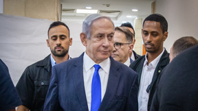 נתניהו מגיע לבית המשפט לשמיעת עדותו של מילצ'ן 25.06.23