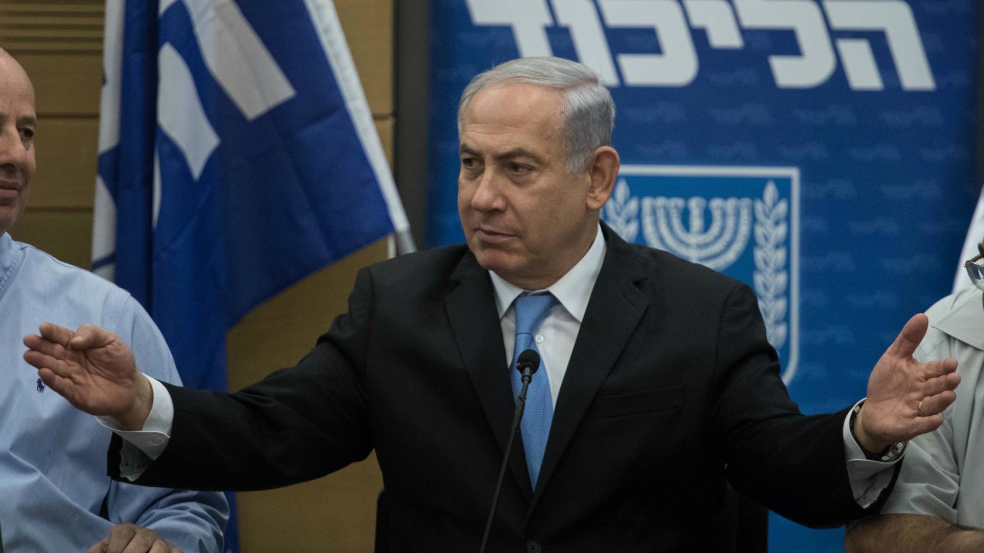 נתניהו בישיבת סיעת הליכוד