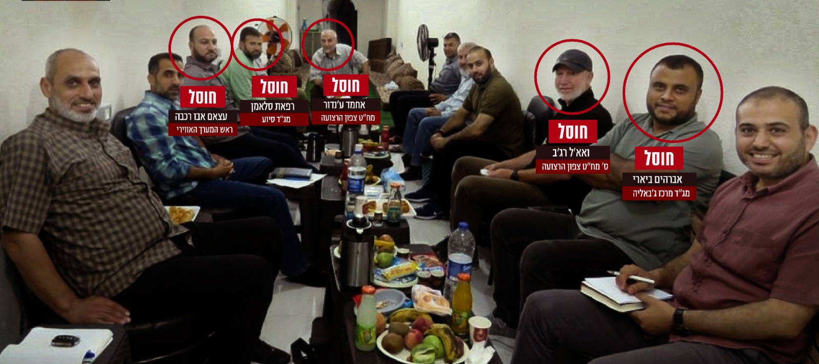בכירי חמאס במנהרה בעזה בזמן המלחמה 05.12.23