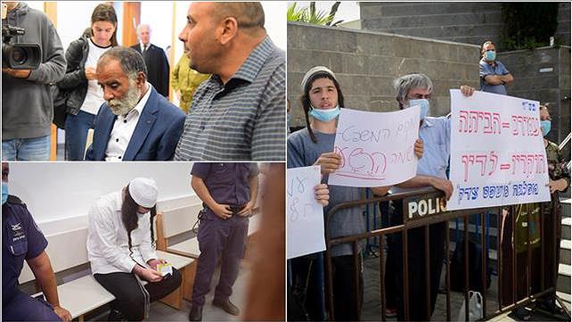 תמונות מהדיון בהכרעת הדין של עמירם בן אוליאל ברצח משפחת דוואבשה 18.05.20