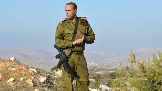 תמיר ידעי בעת שכיהן כמפקד אוגדת יו"ש, 2014