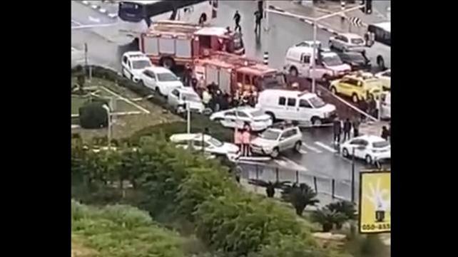 אירוע ירי ליד נתניה - תמונה ראשונית מהזירה