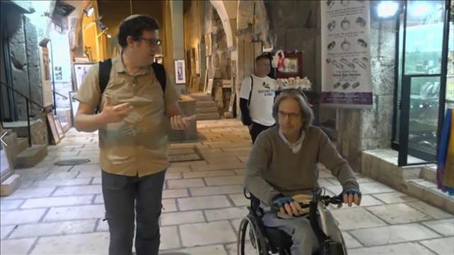 סיור מונגש לבעלי מוגבלויות בעיר העתיקה בירושלים