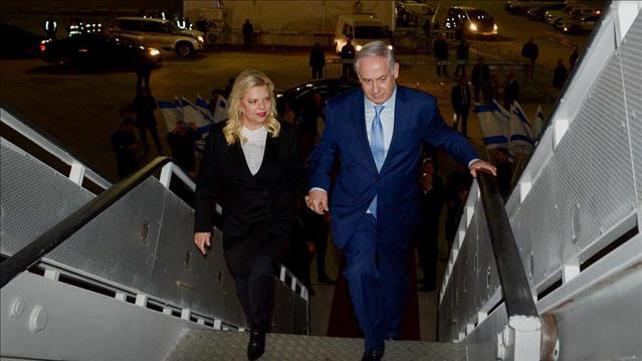 בנימין נתניהו, שרה נתניהו, נתב"ג, 14.01.18