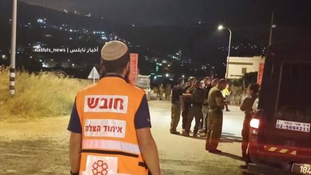 פיגוע דריסה ליד שכם 