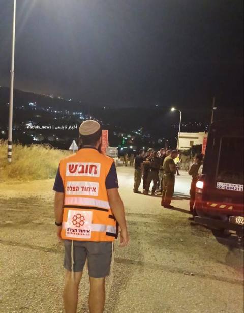 פיגוע דריסה ליד שכם 