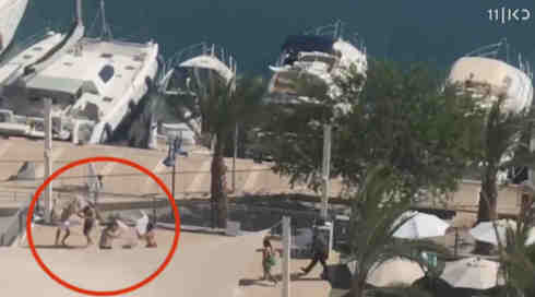 "בלי שום סיבה": כך התפתחה הקטטה האלימה במלון באילת