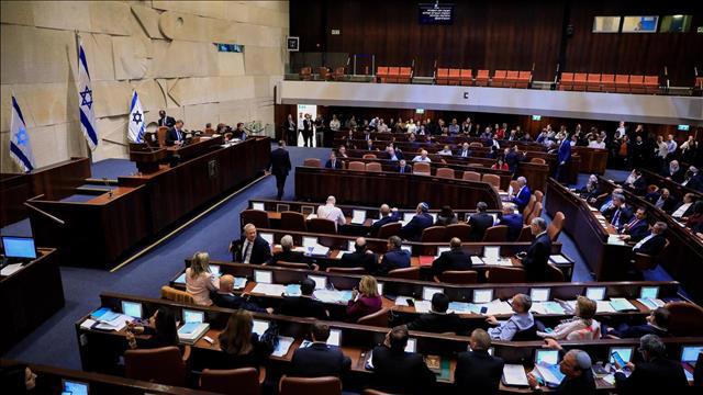 מליאת הכנסת מצביעה על פיזור הכנסת ה-22 בקריאה ראשונה, 11.12.19