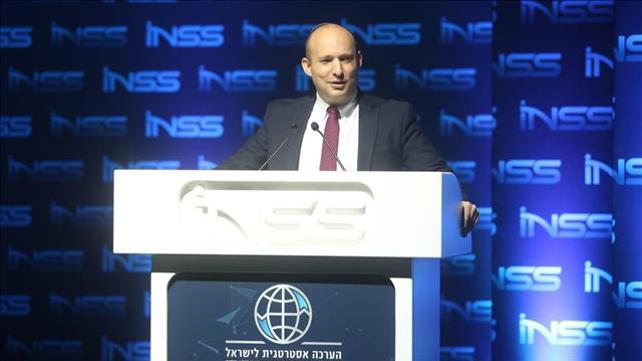 שר הביטחון נפתלי בנט בכנס המכון למחקרי ביטחון לאומי 29.01.20