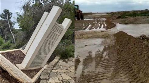 אחרי הגשמים: זרימות בדרום ובצפון – ונזקים
