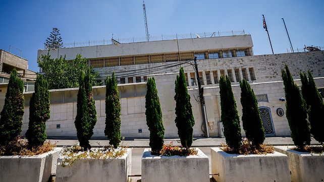 הקונסוליה הבריטית בירושלים, אוגוסט 2024