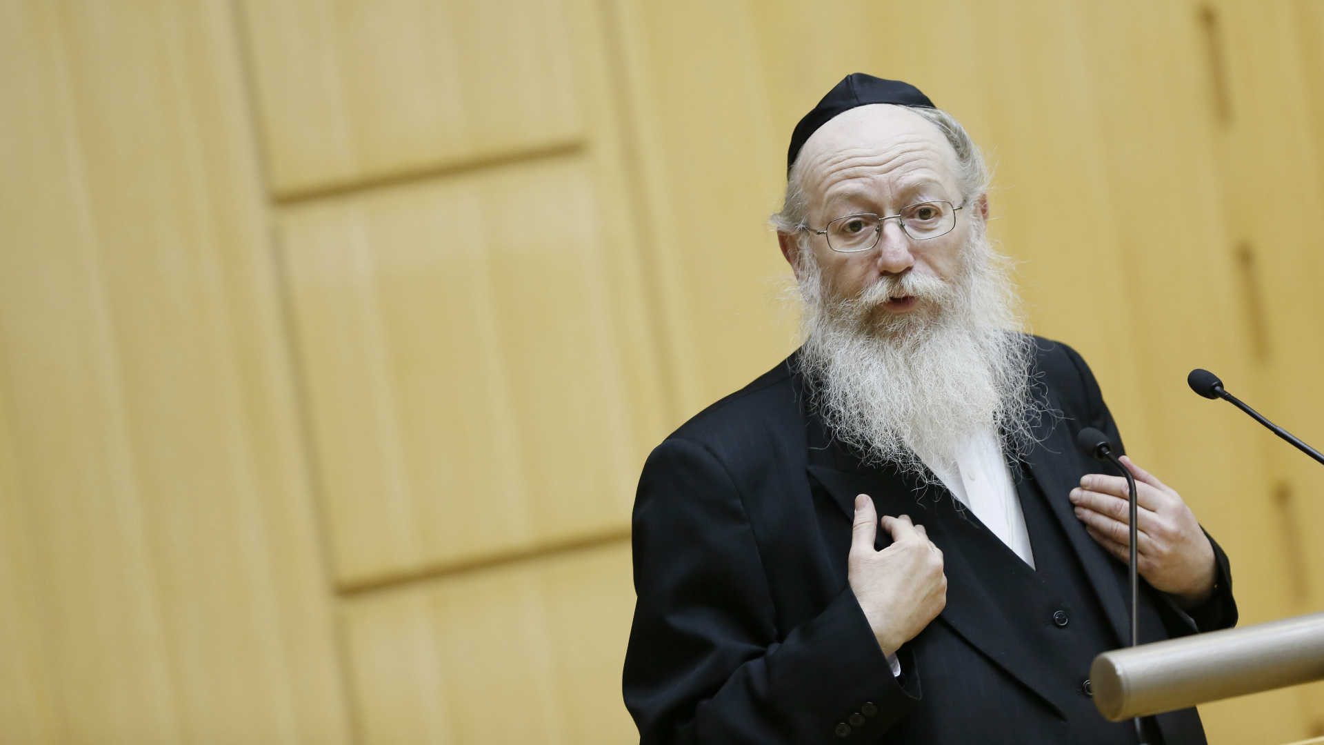 שר הבריאות יעקב ליצמן