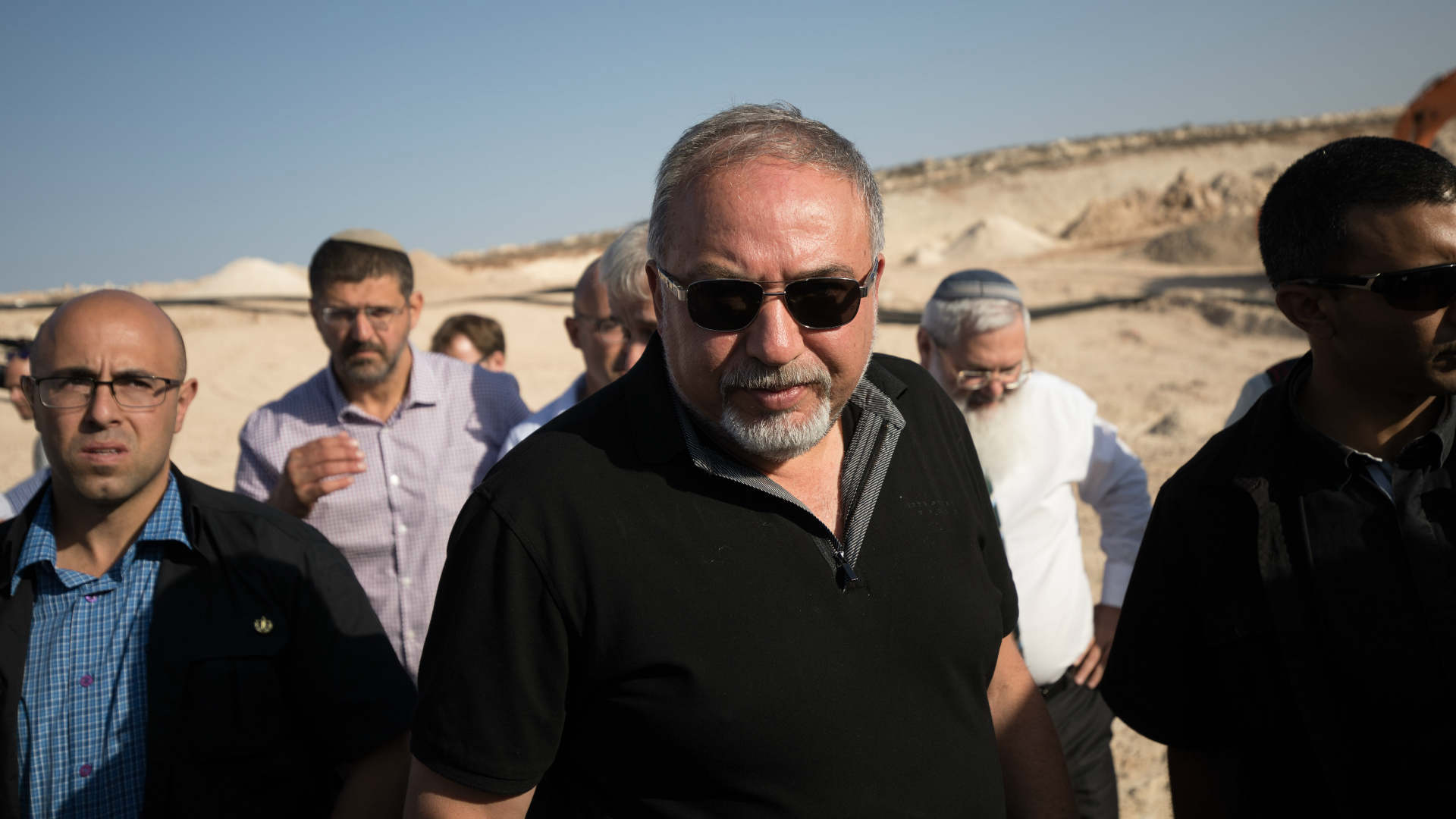 ליברמן בסיור בגדה, באוקטובר