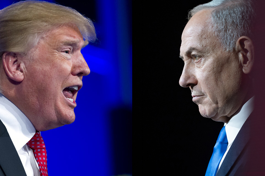 ראש הממשלה בנימין נתניהו ונשיא ארצות הברית דונלד טראמפ