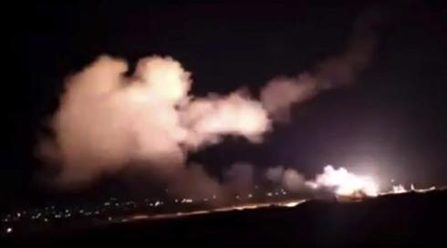 דיווח: כלי טיס לא מזוהה תקף הלילה עמדה של המשטר הסורי (1)
