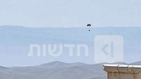 מצנח הרחיפה שלעברו פתח חייל המילואים באש