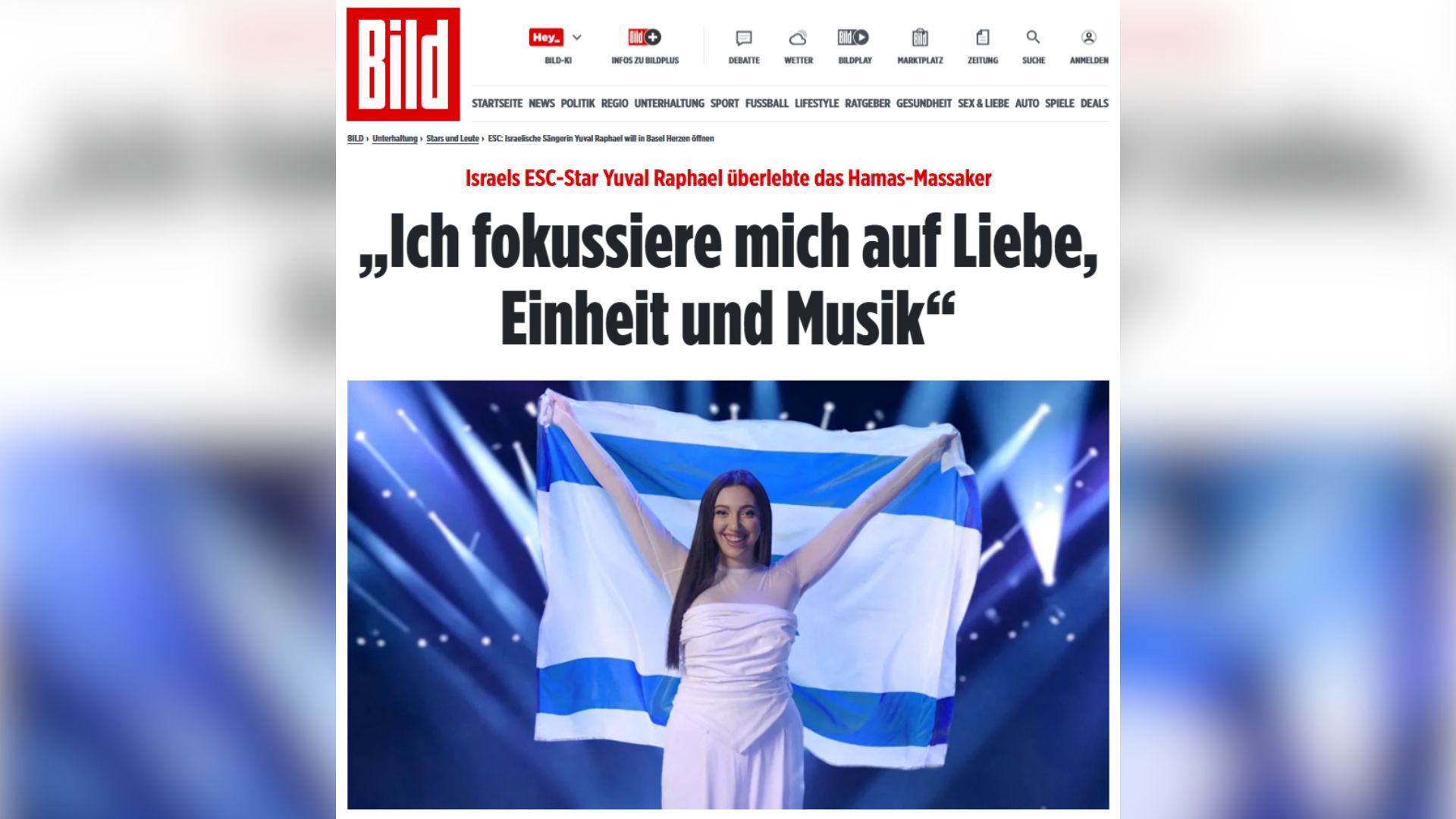 יובל רפאל בריאיון לעיתון הבילד הגרמני