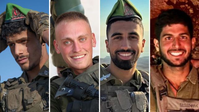 סרן נועם מדמוני, סמ"ר בן כהן, סמ"ר מקסים אנטיס, סמ"ר גלעד הראל