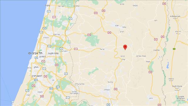 מוקד רעידת אדמה שהורגשה בישראל ב-07.02.23