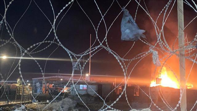 זירת תקיפת המל"ט בגבול עיראק-סוריה