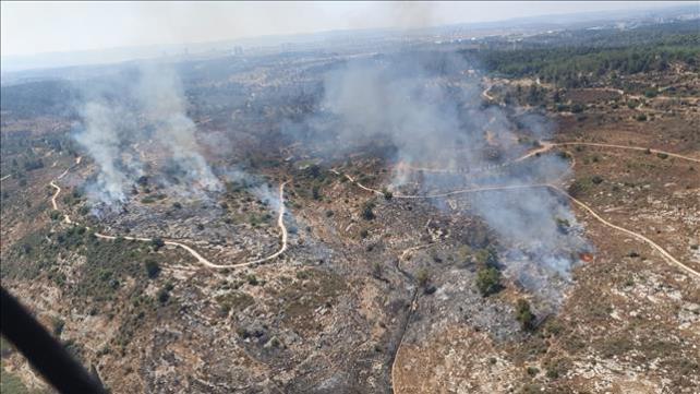 שריפה במתקן אדם. 30.07.22