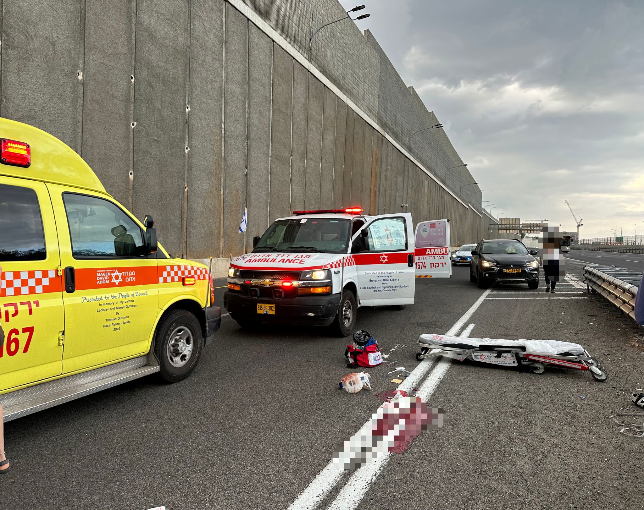 תאונה ליד הרצליה