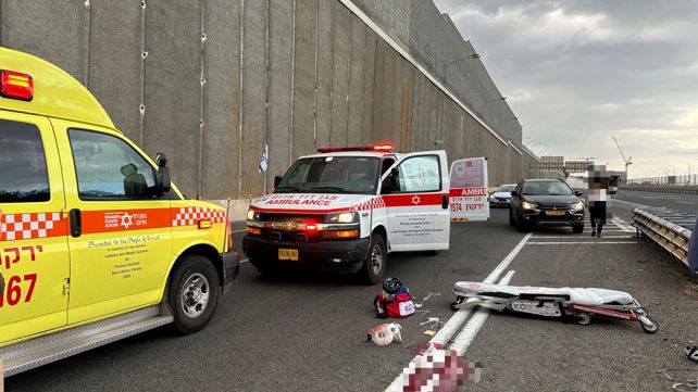 תאונה ליד הרצליה