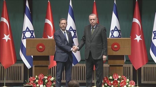 נשיא טורקיה ארדואן, הנשיא הרצוג, 09.03.22 אנקרה