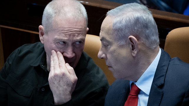 בנימין נתניהו, יואב גלנט