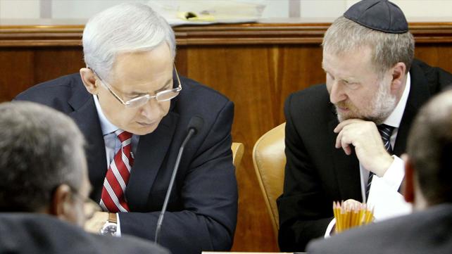 בנימין נתניהו והיועץ המשפטי לממשלה אביחי מנדלבליט