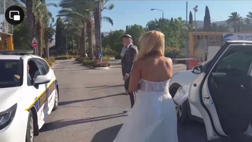 חתן וכלה ביקשו להצטלם בנחל האסי