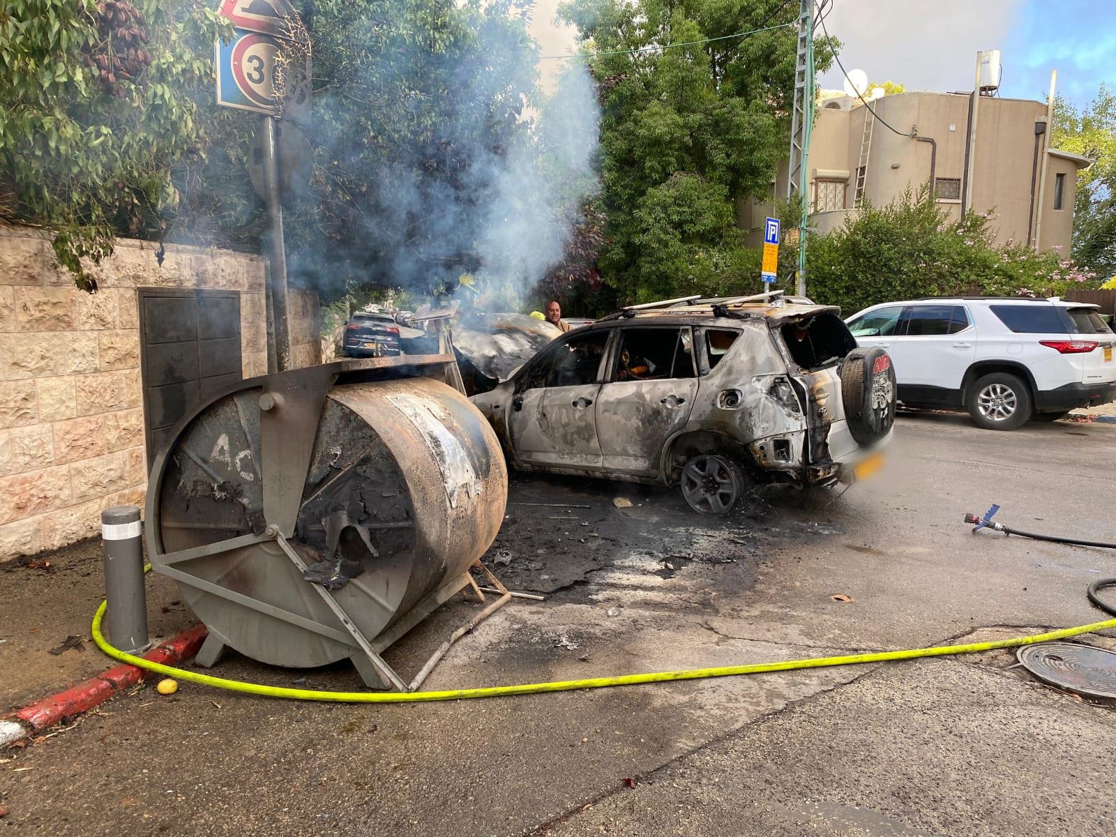 אירוע ההצתה סמוך למעון ראש הממשלה, מוקדם יותר החודש