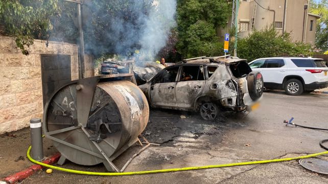 אירוע ההצתה סמוך למעון ראש הממשלה, מוקדם יותר החודש