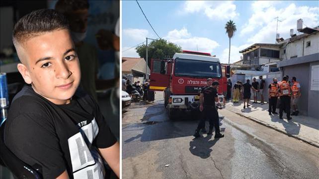 אביאל דבוש שנפצע בשריפה בנתניה 01.08.22