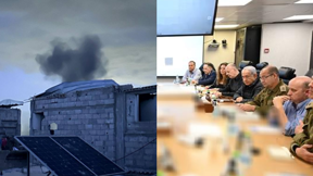 נתניהו בהערכת מצב, תקיפה במרכז הרצועה