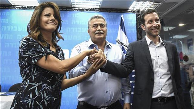 איציק שמולי, עמיר פרץ ואורלי לוי-אבקסיס