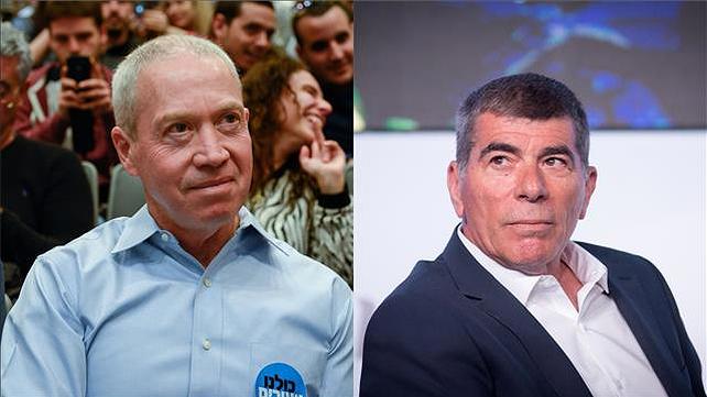 יואב גלנט וגבי אשכנזי