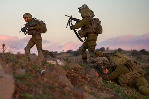 אימון בחטיבת גבעתי