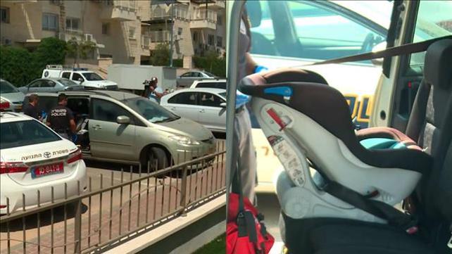 תינוק נשכח ברכב במודיעין עילית 22.07.19