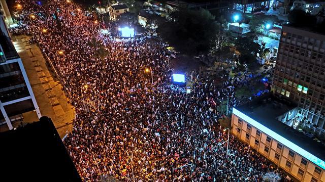 הפגנה בתל אביב 04.02.23