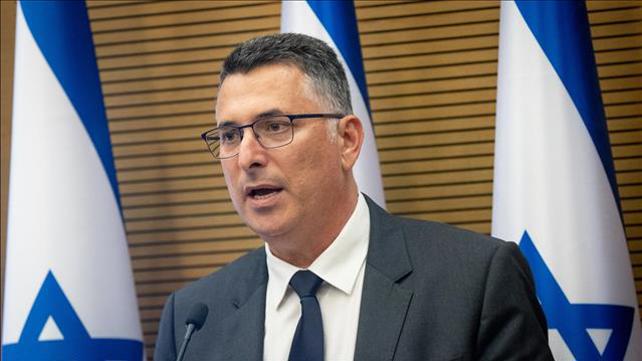 יו"ר תקווה חדשה גדעון סער בישיבת סיעה 26.07.21