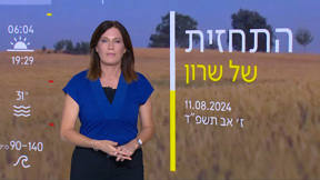 התחזית 11.08.24