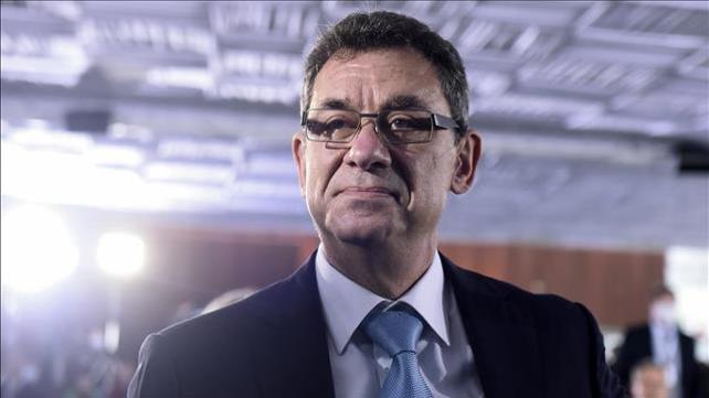 מנכ"ל פייזר אלברט בורלא בטקס ביוון, אוקטובר 2021