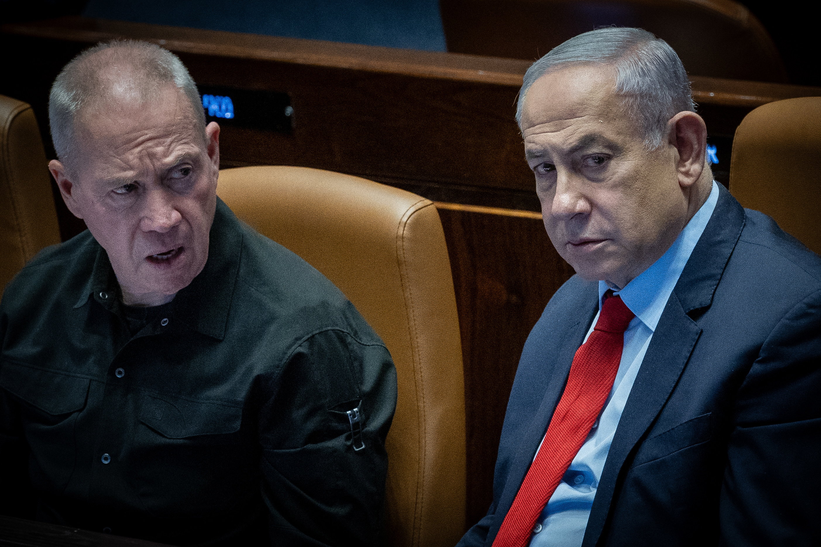 ראש הממשלה בנימין נתניהו ושר הביטחון יואב גלנט