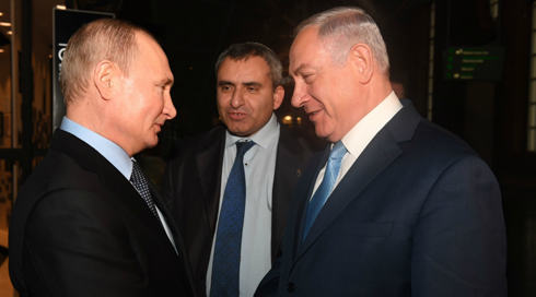 נתניהו במפגש עם בעל הבית במזרח התיכון - ולדימיר פוטין